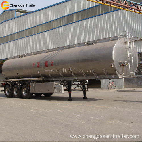 Aluminum Alloy 45000 liters fuel tanker trailer